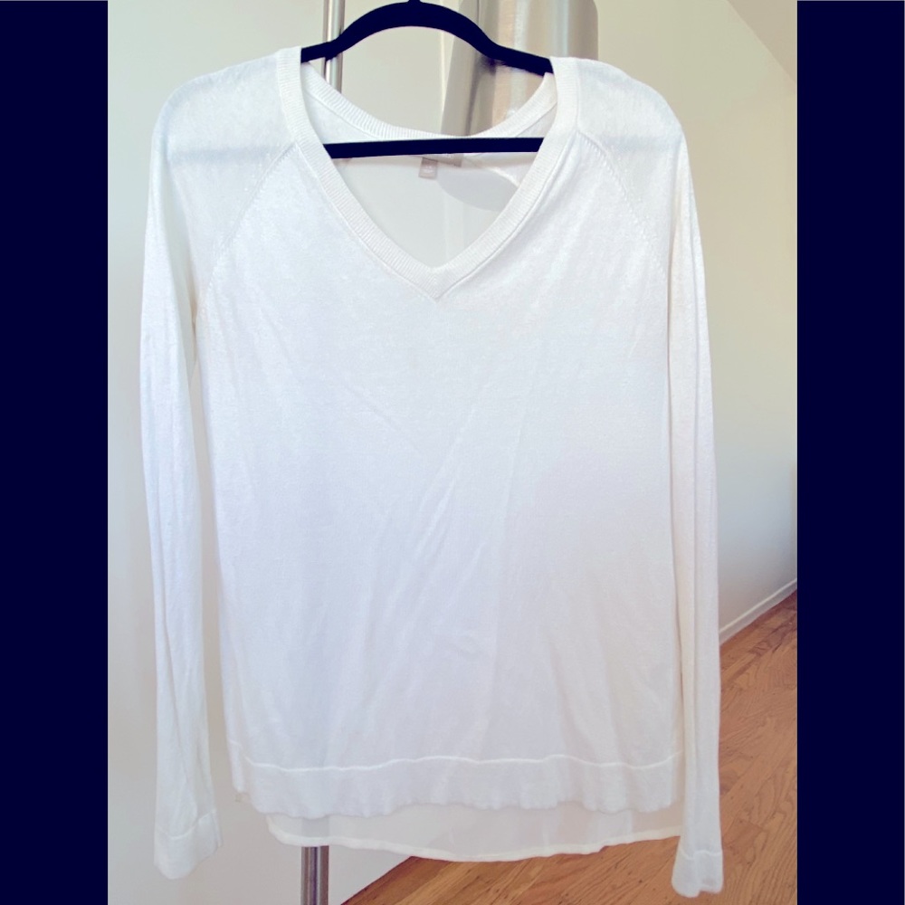 White Banana Republic thin Sweater